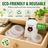 Elastic Disposable Food Covers Set