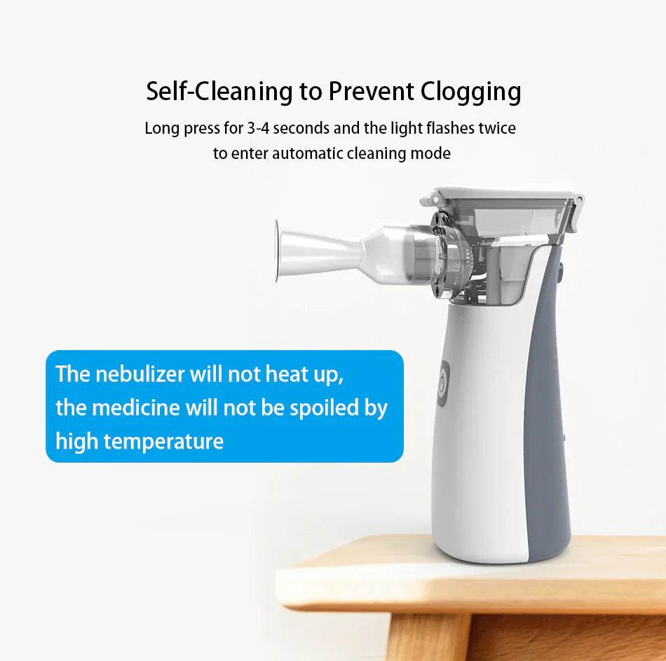 Portable Ultrasonic Nebulizer for Adults and Children
