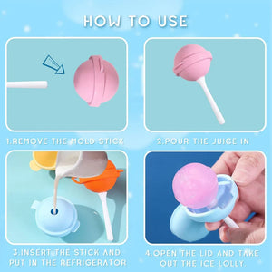 Lollipop Ice Cream Maker 4 (Pcs)