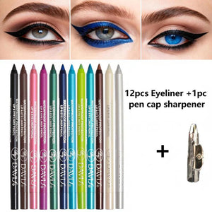 12 Color Eyeliner Pencil