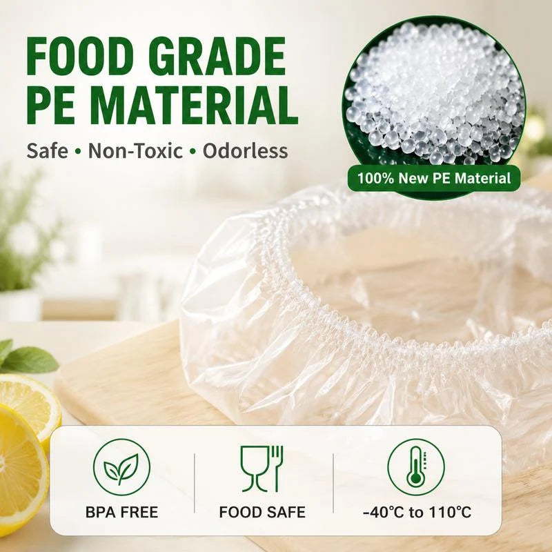 Elastic Disposable Food Covers Set