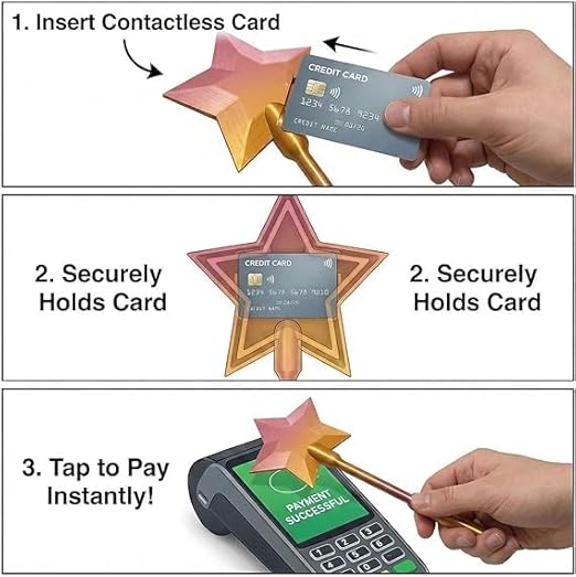 #1 Fairy Wand Credit Card Holder