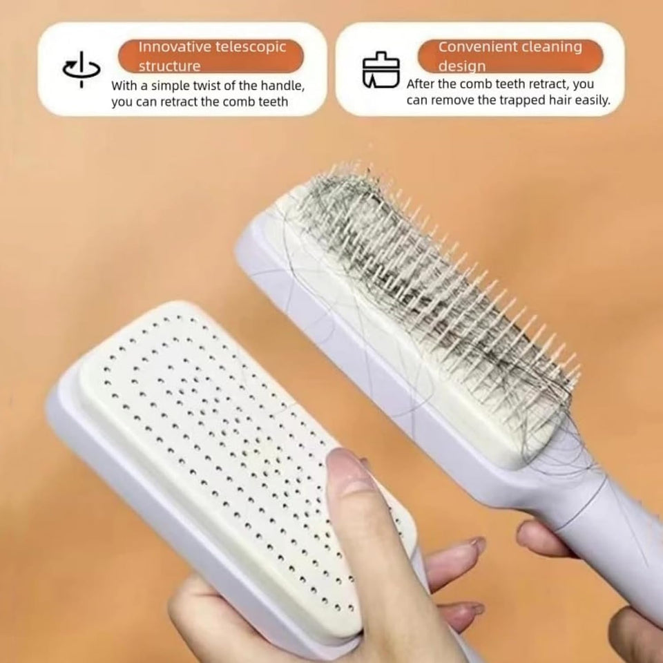 Self Cleaning Hair Brush
