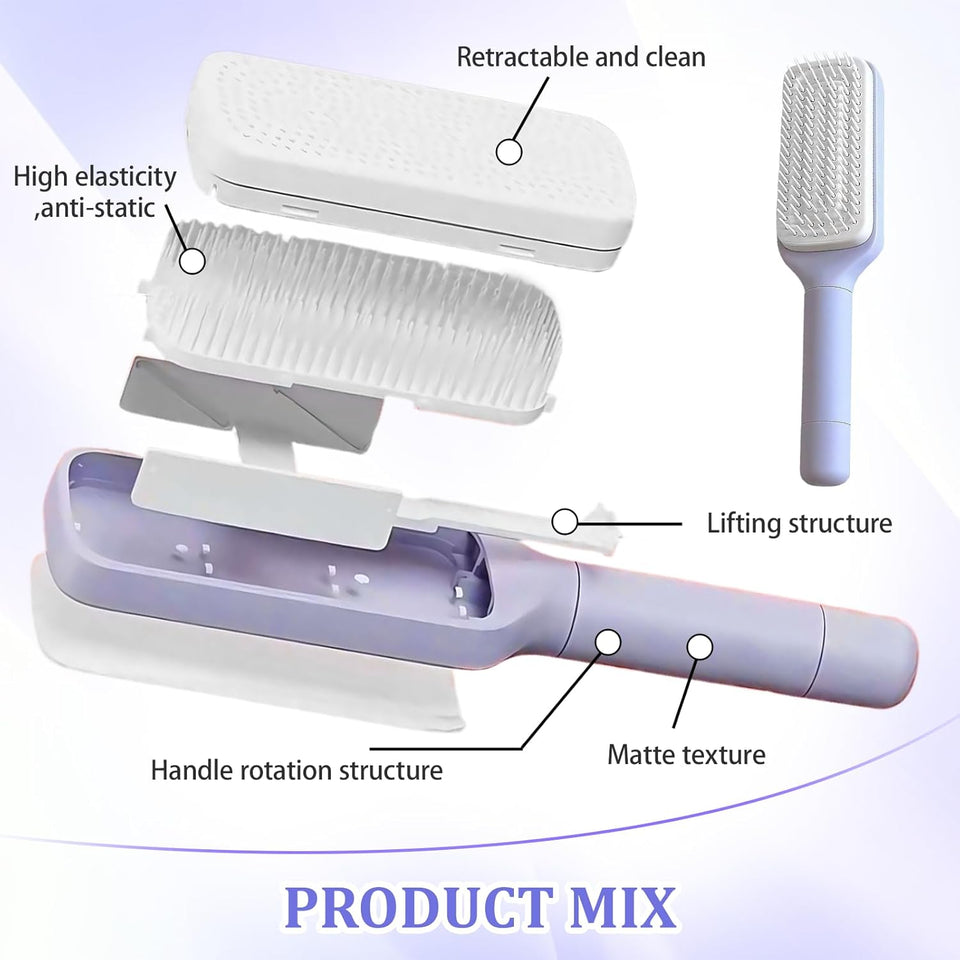 Self Cleaning Hair Brush
