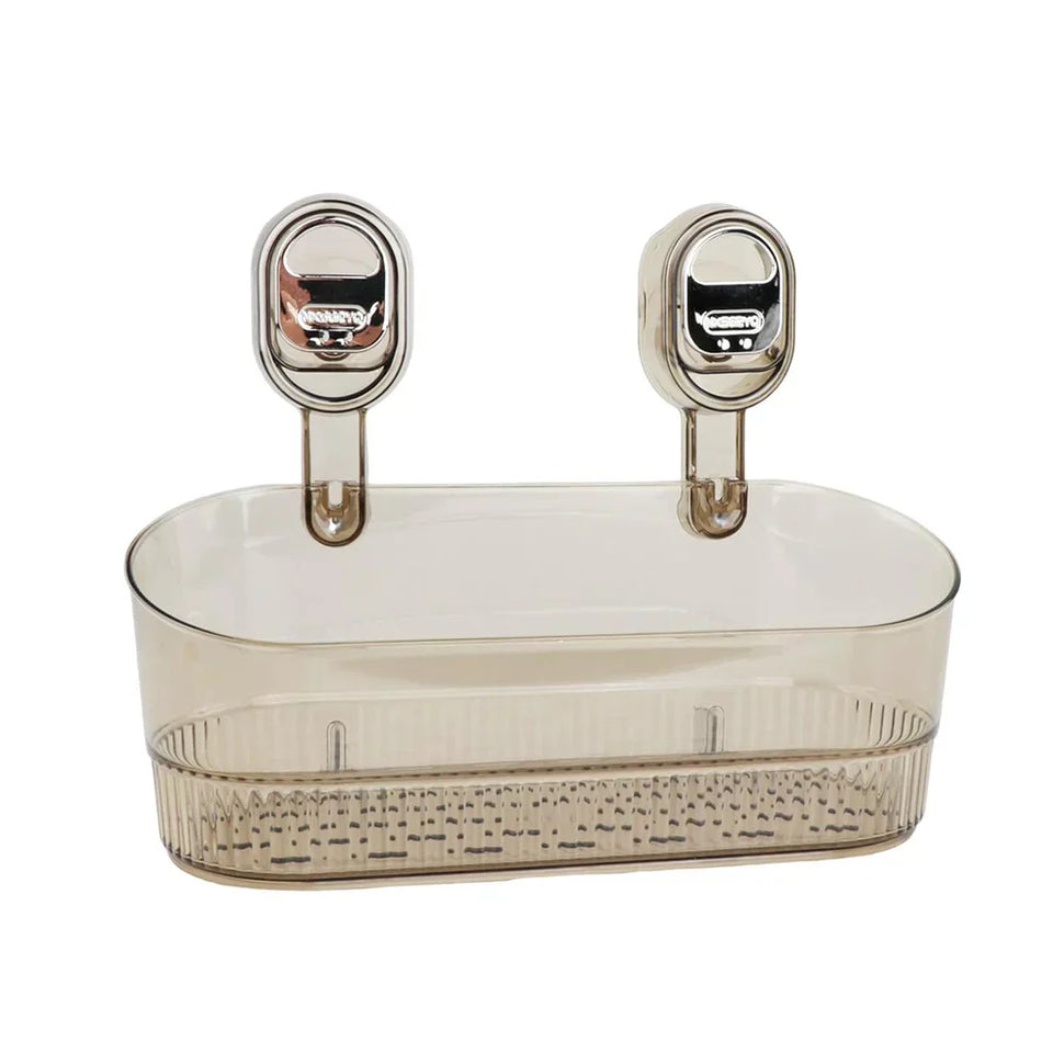 NO-Drilling Shower Caddy Suction Cup Storage Rack
