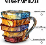 Painted Book Mug