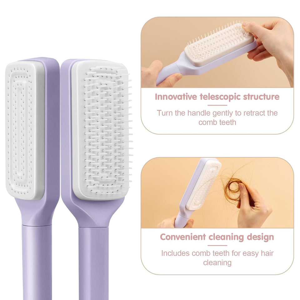 Self Cleaning Hair Brush