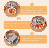 REUSABLE ALUMINUM FOIL FOOD COVER