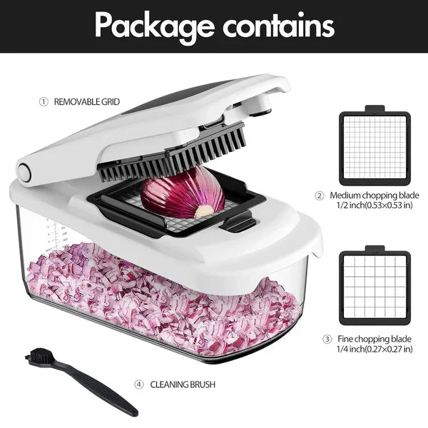 Multifunctional Vegetable Chopper With Container