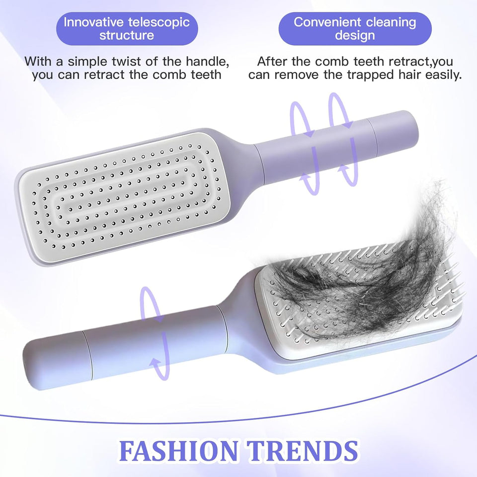 Self Cleaning Hair Brush