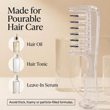 Scalp Oil Applicator Comb 6 Roller Tips