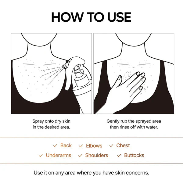 Body Peel Exfoliating Spray