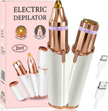2-in-1 Facial Hair Remover with LED