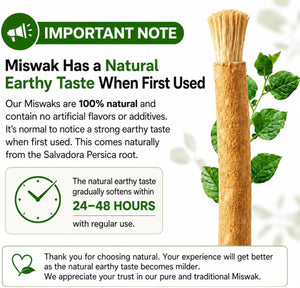 Natural Miswak Sticks