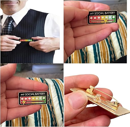 VibeMeter™ Social Battery Pin