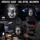 2 Pack Scary Headrest Covers for Cars