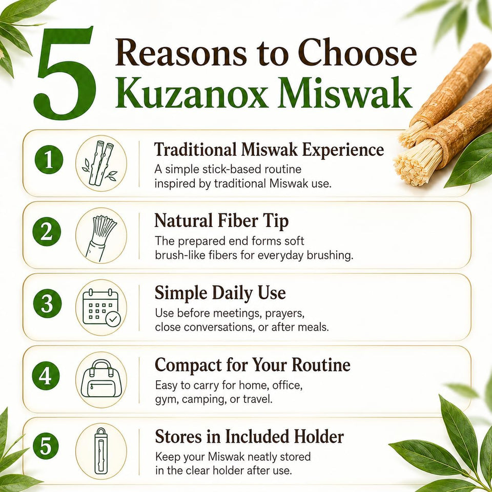 Natural Miswak Sticks