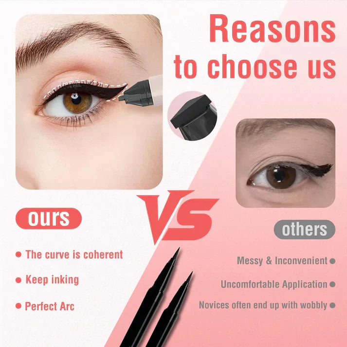 Winged Eyeliner Stamp Set