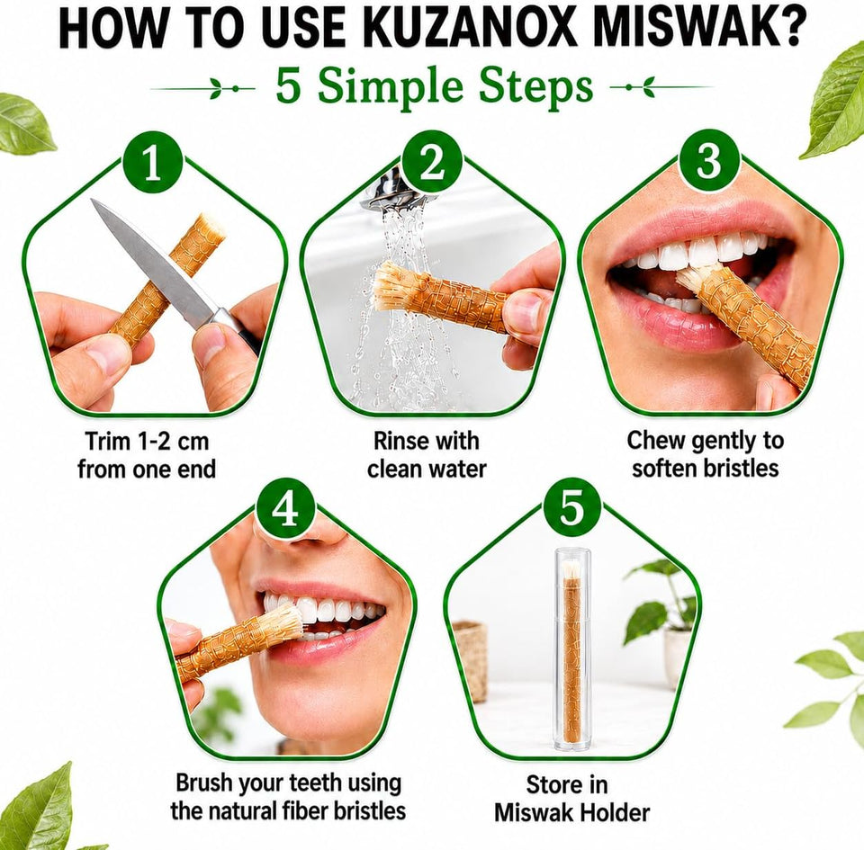 Natural Miswak Sticks