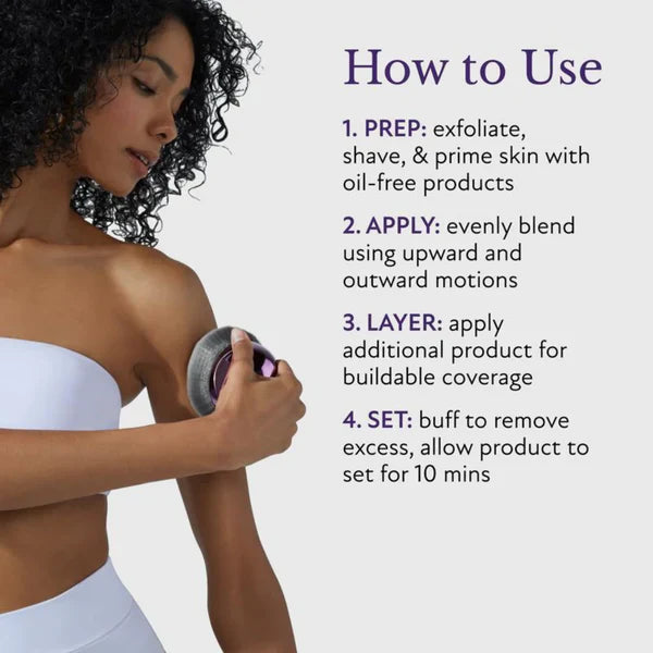 Flawless Body Coverage + Free Brush by Real Glow™