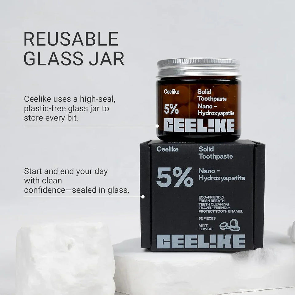 CEELIKE Hydroxyapatite Toothpaste Tablets