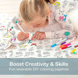 Kids Coloring Pajamas set