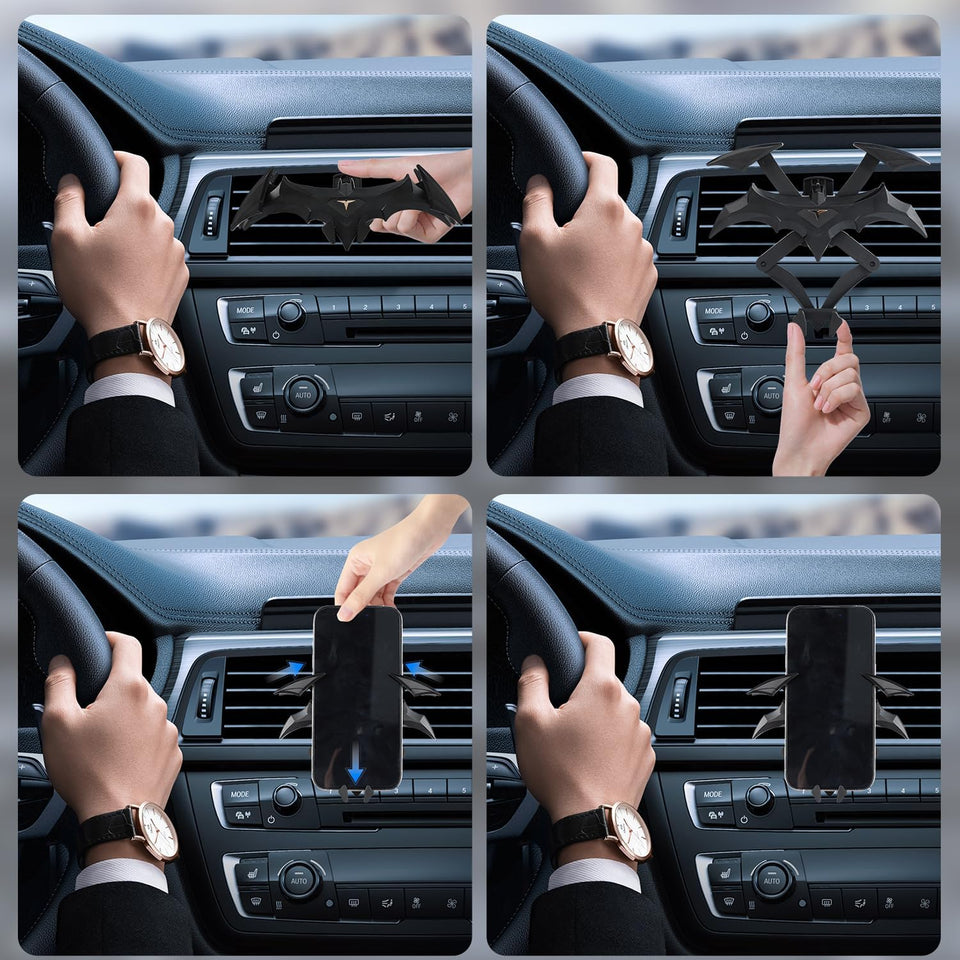 Bat Wings Car Phone Holder