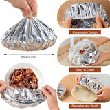 REUSABLE ALUMINUM FOIL FOOD COVER