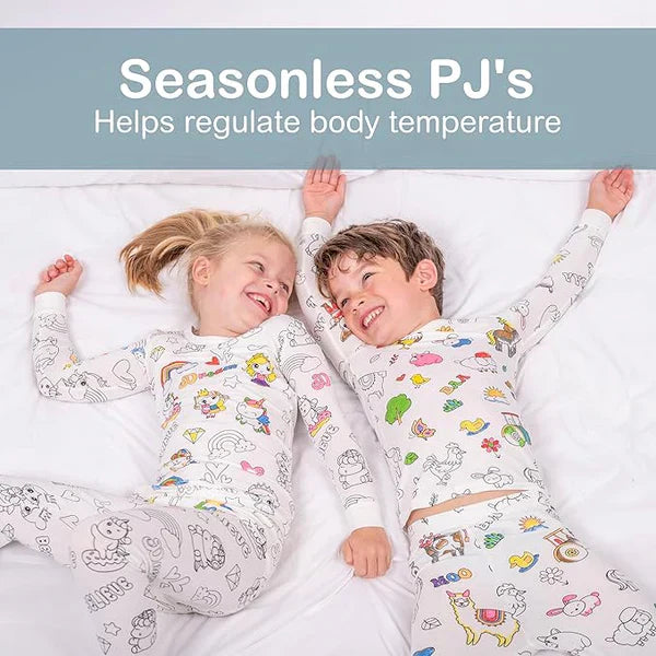 Kids Coloring Pajamas set