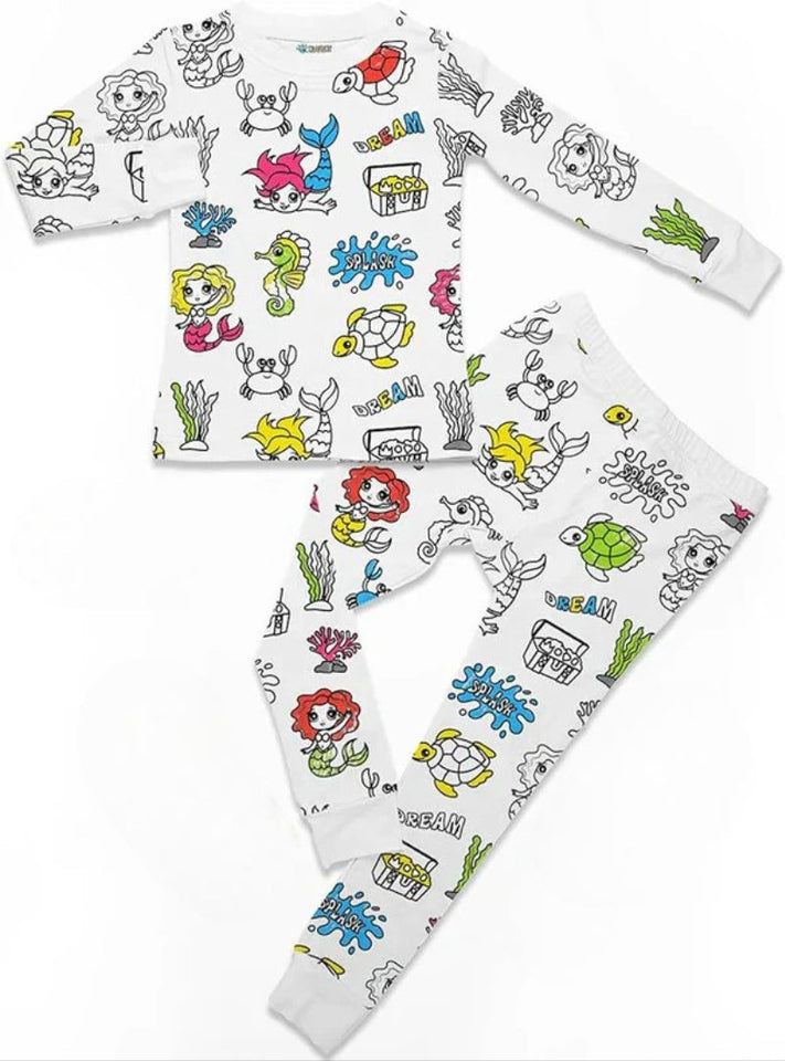Kids Coloring Pajamas set