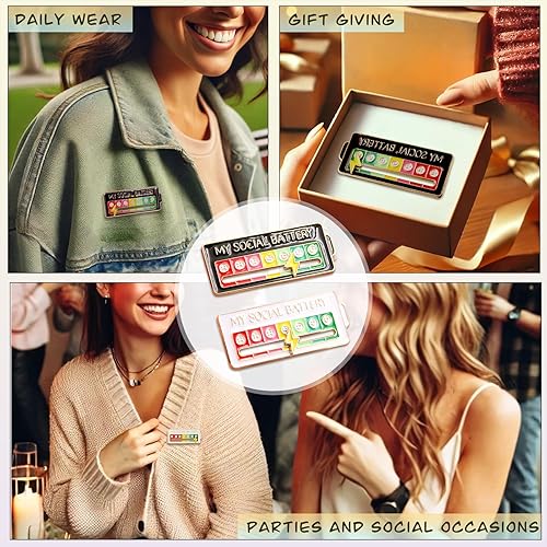 VibeMeter™ Social Battery Pin