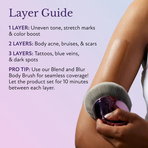 Flawless Body Coverage + Free Brush by Real Glow™