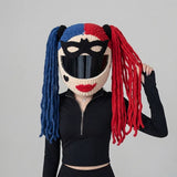 Plush Crochet Motorcycle Helmet Cover