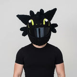Plush Crochet Motorcycle Helmet Cover