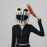 Plush Crochet Motorcycle Helmet Cover