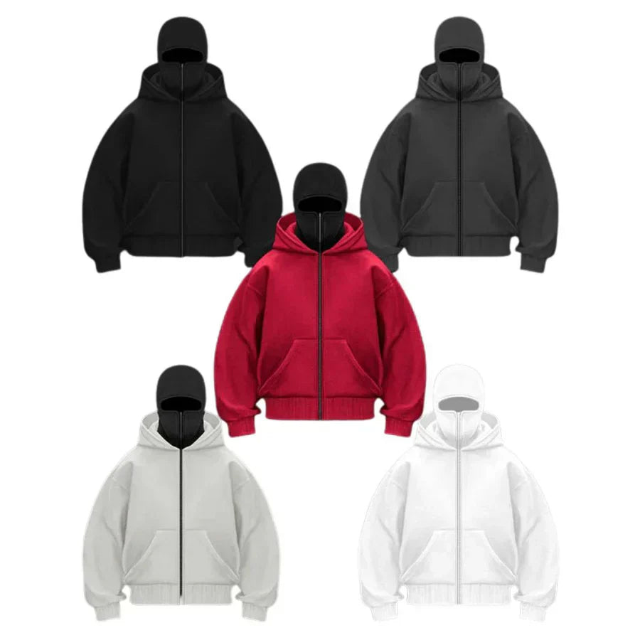 T-H-E Zipped Hoodie (unisex)