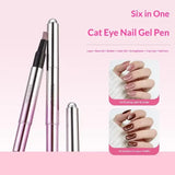 At-Home Gel Nail Combo (UV Lamp + Cat-Eye Gel Pen)