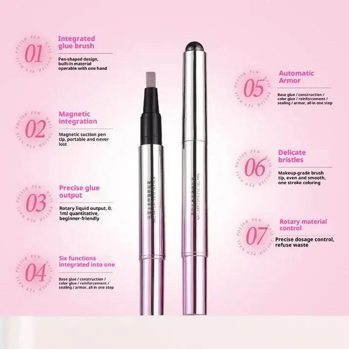 At-Home Gel Nail Combo (UV Lamp + Cat-Eye Gel Pen)