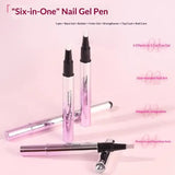 At-Home Gel Nail Combo (UV Lamp + Cat-Eye Gel Pen)