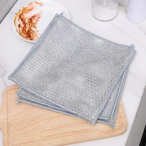 Double Layer Steel Scrub Cloth