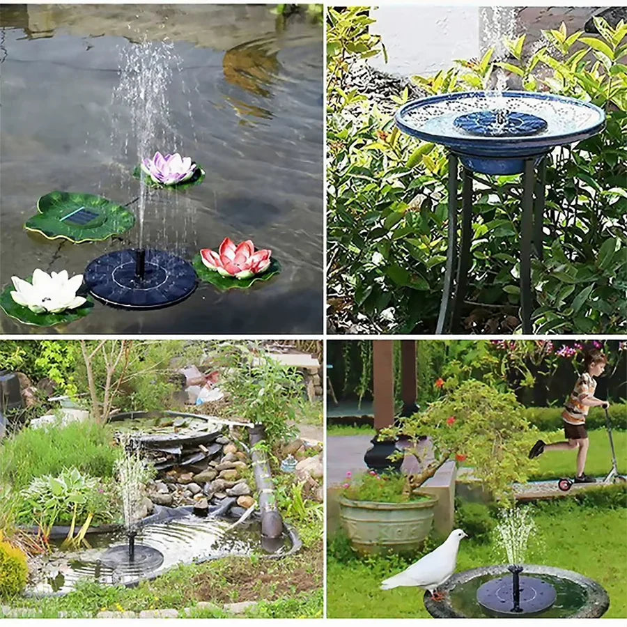 Solar Water Fountain