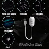 2-in-1 Mini Galaxy Star Projector Night Light