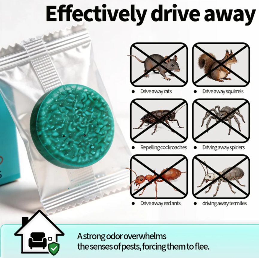 Peppermint Oil Rat Repellent Balls for Home | Pack of 12