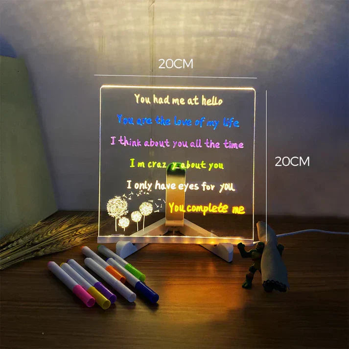 LED Drawing Board with Colors
