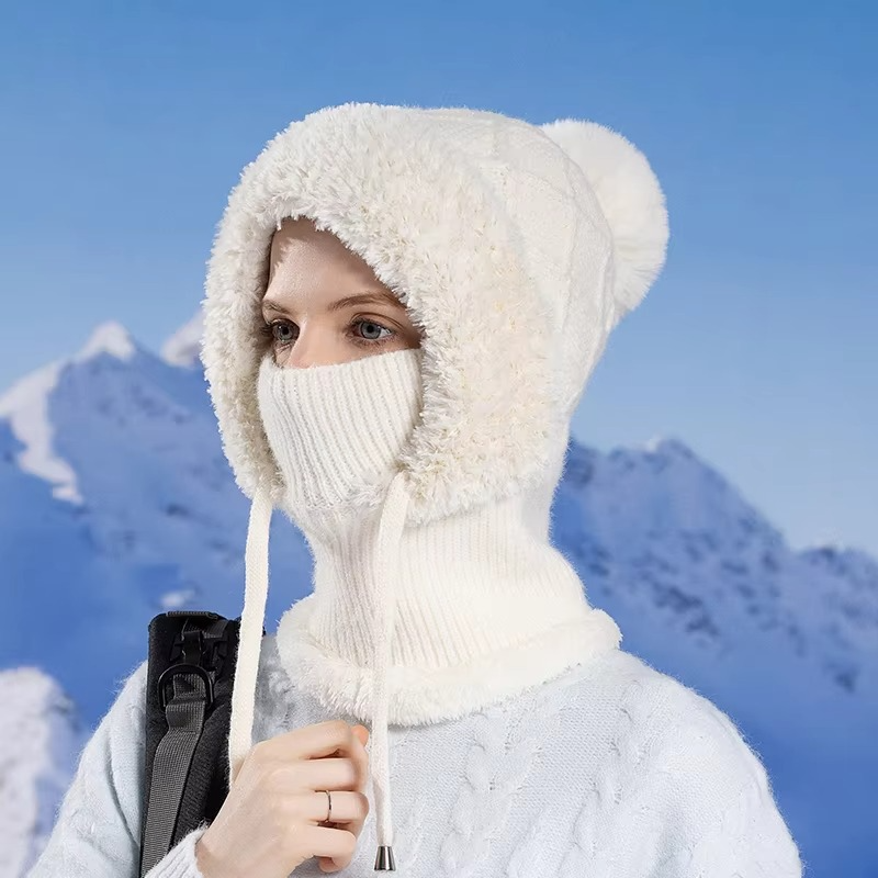Winter 3-in-1 Knitted Hat