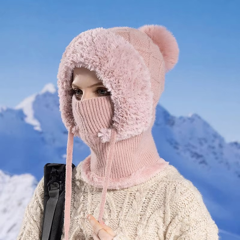 Winter 3-in-1 Knitted Hat