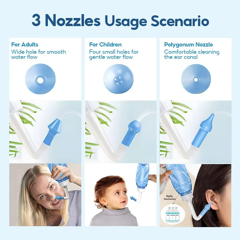 Breathe Ease Nasal Wash Bottle