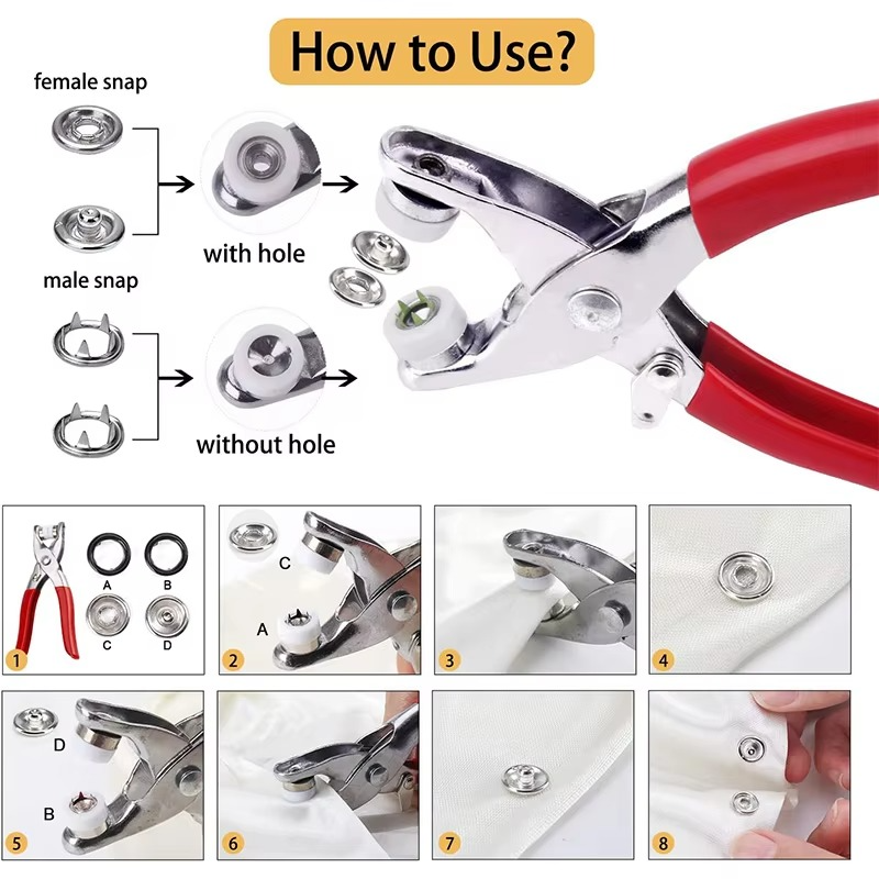 Versatile Metal Snap Kit