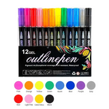 Glitter Outline Paint Markers