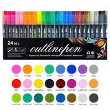 Glitter Outline Paint Markers